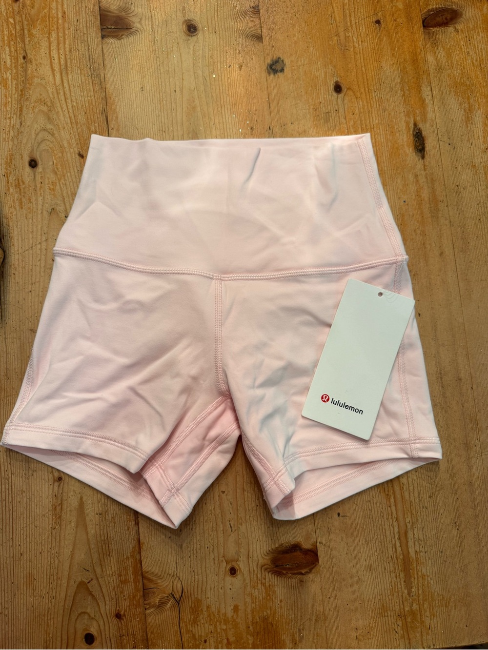 lululemon athletica High-Rise Light Pink Women's Bike Shorts